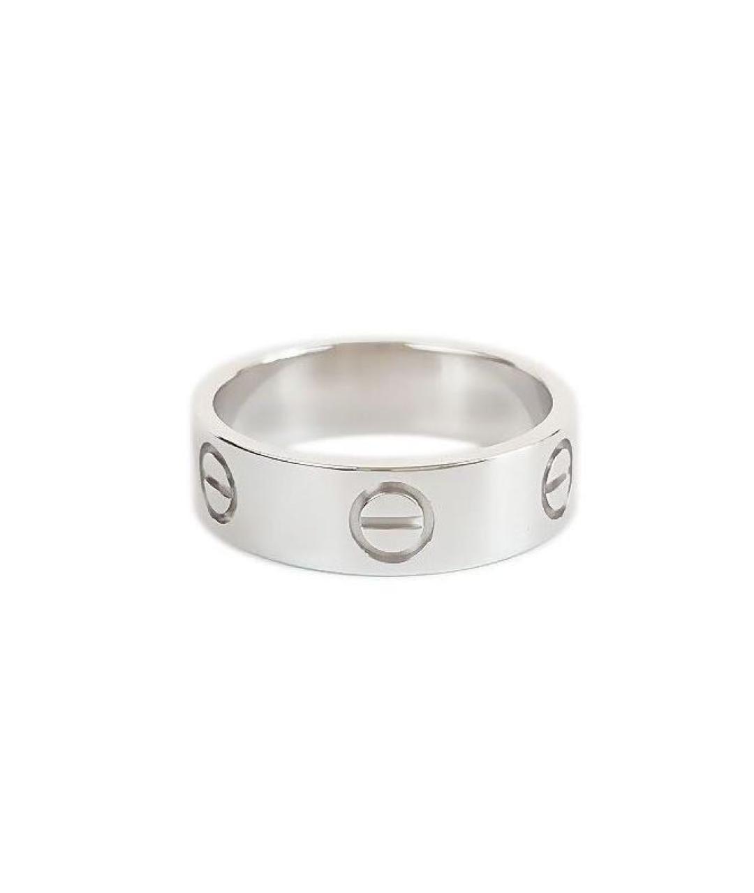 CARTIER Белое кольцо из белого золота, фото 5