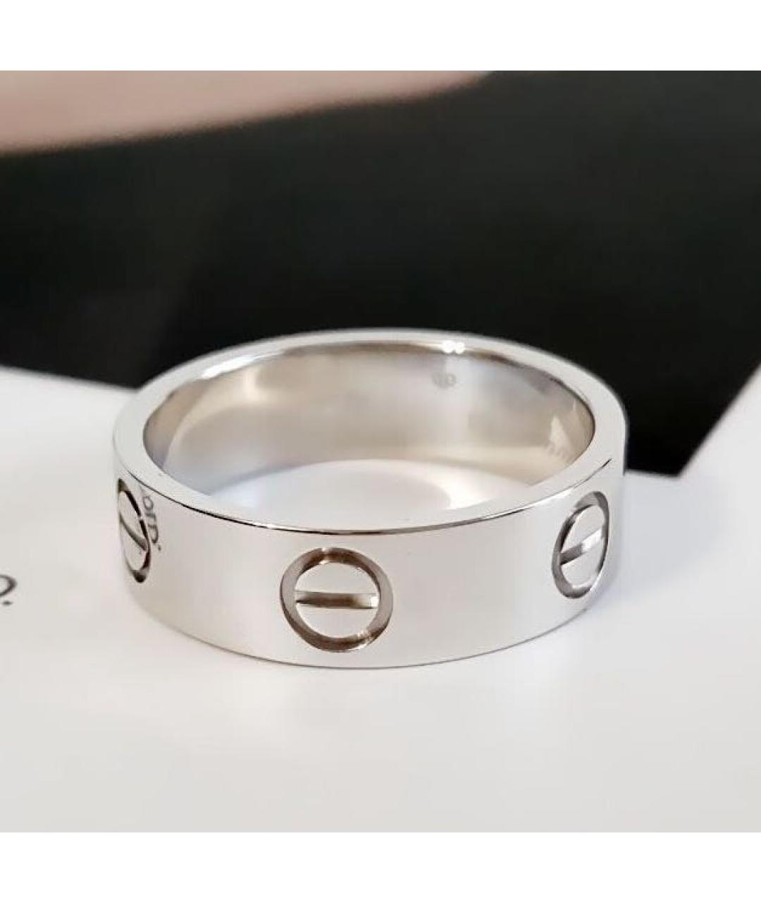 CARTIER Белое кольцо из белого золота, фото 2