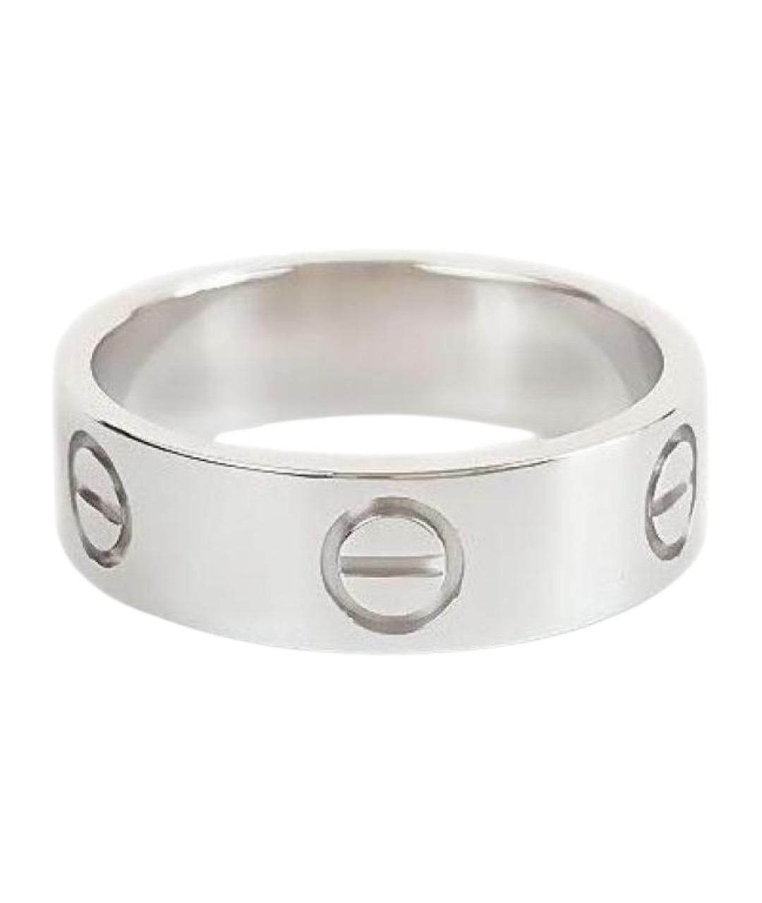 CARTIER Белое кольцо из белого золота, фото 1