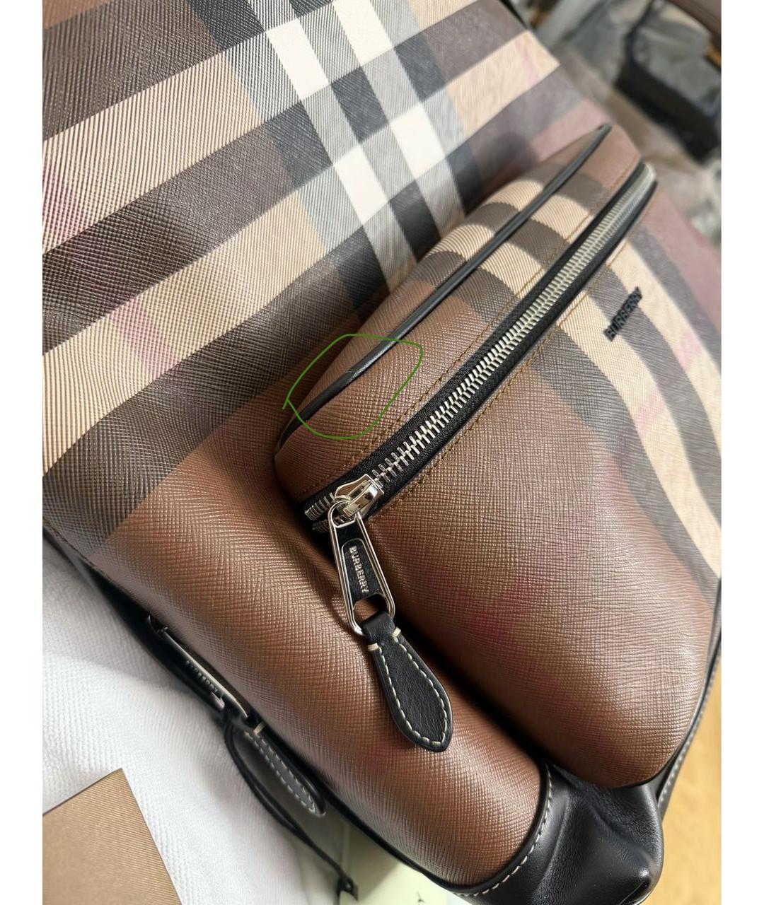 BURBERRY Коричневый рюкзак, фото 6