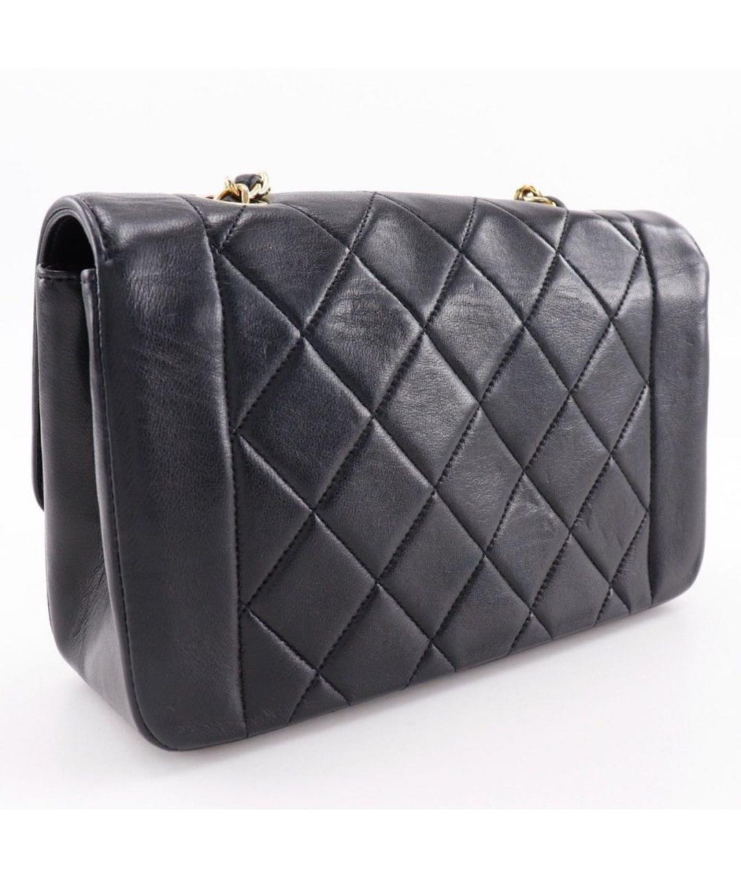 CHANEL Черная кожаная сумка через плечо, фото 2