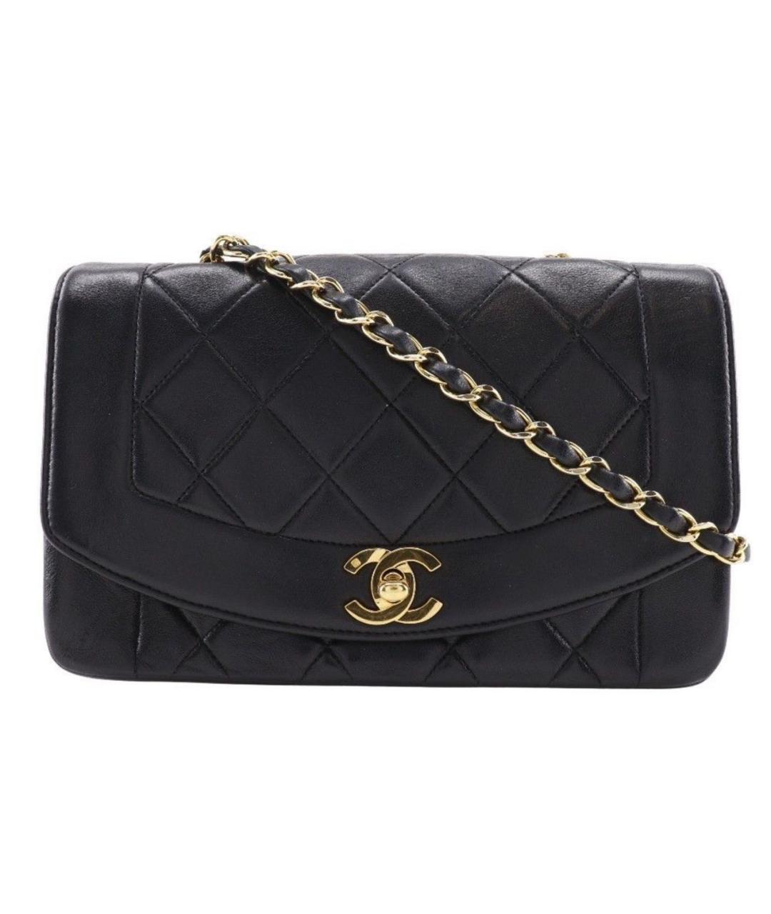 CHANEL Черная кожаная сумка через плечо, фото 9
