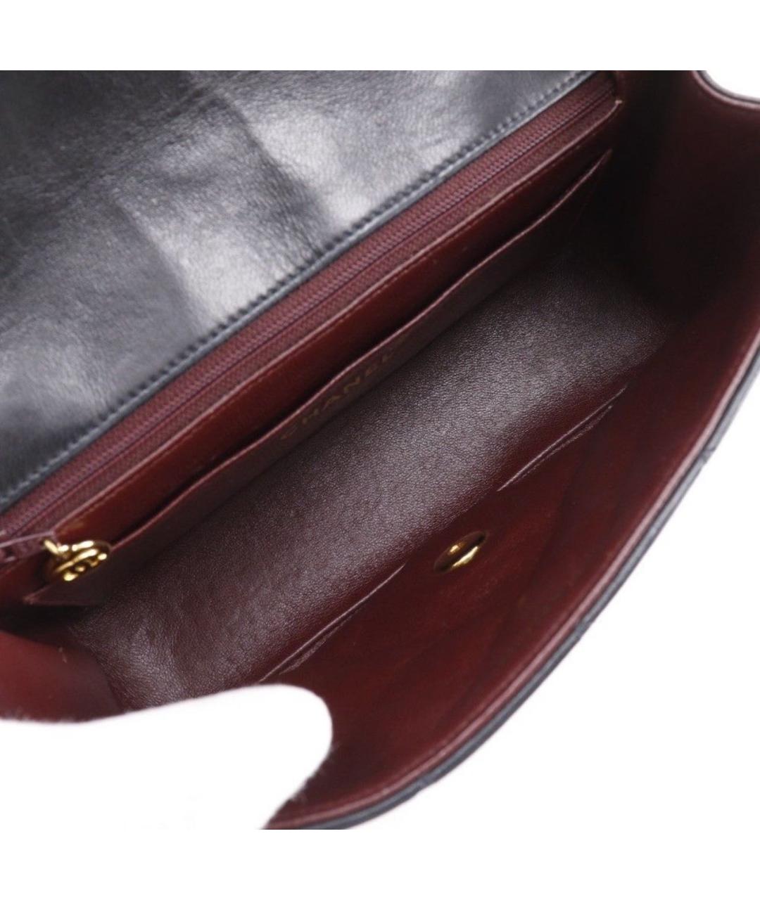 CHANEL Черная кожаная сумка через плечо, фото 3