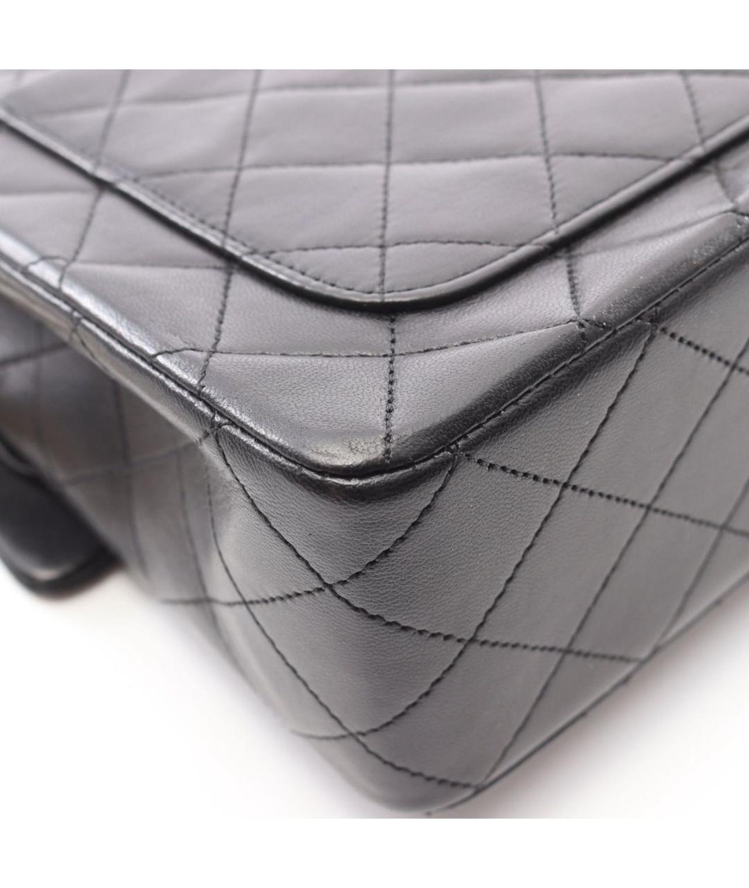 CHANEL Черная кожаная сумка через плечо, фото 7