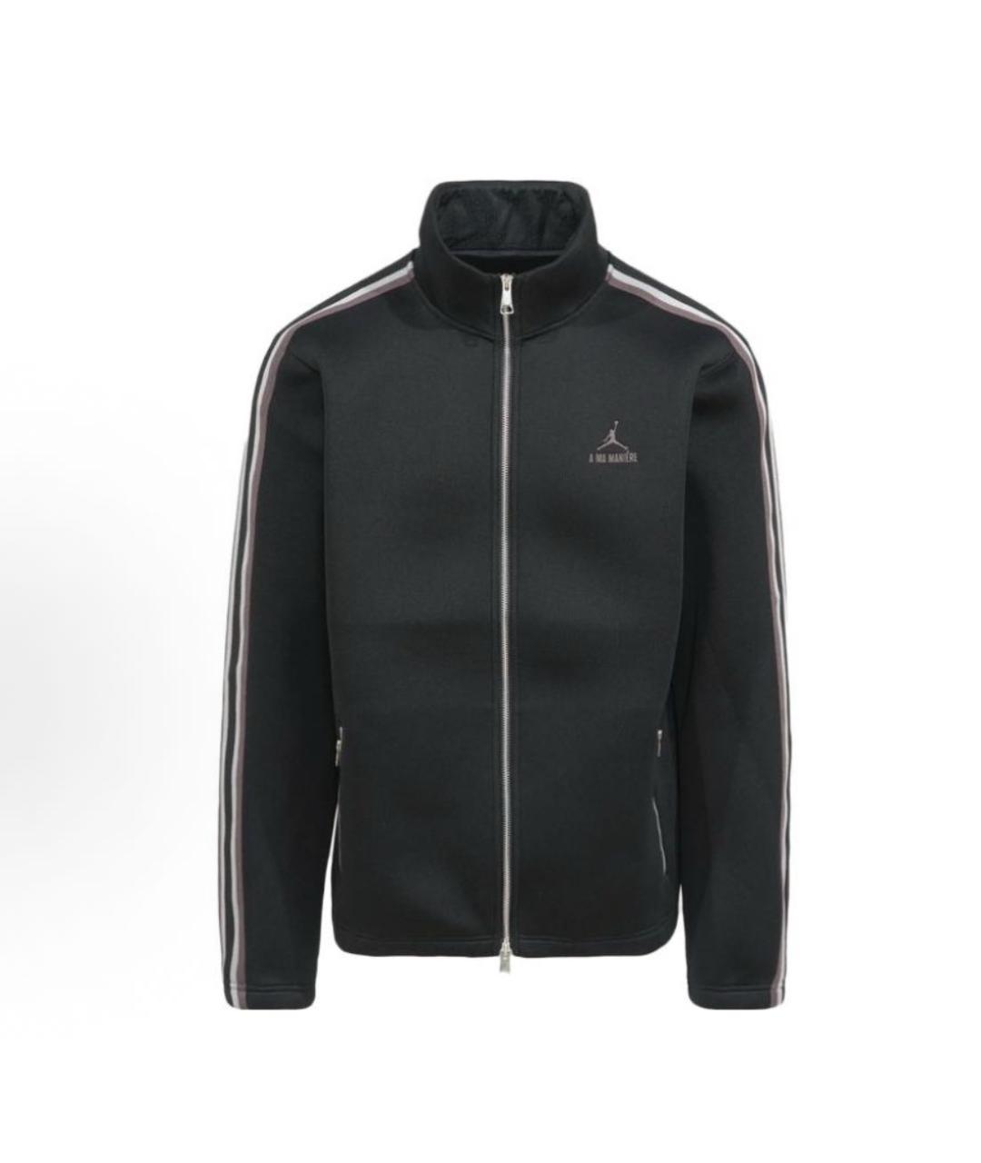 JORDAN Черная полиэстеровая спортивная куртка, фото 8