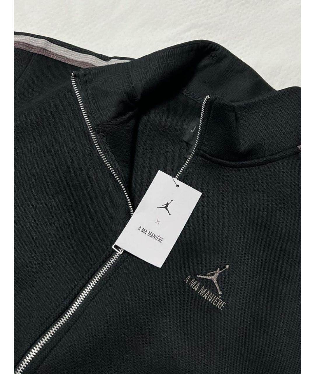 JORDAN Черная полиэстеровая спортивная куртка, фото 3