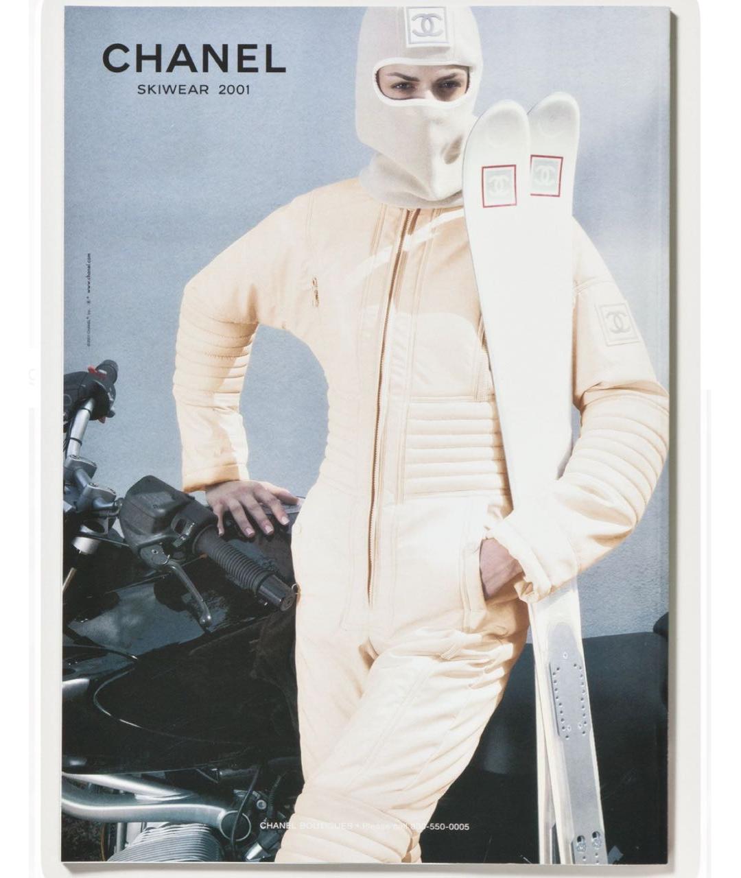 CHANEL Бежевый полиэстеровый комбинезон, фото 5