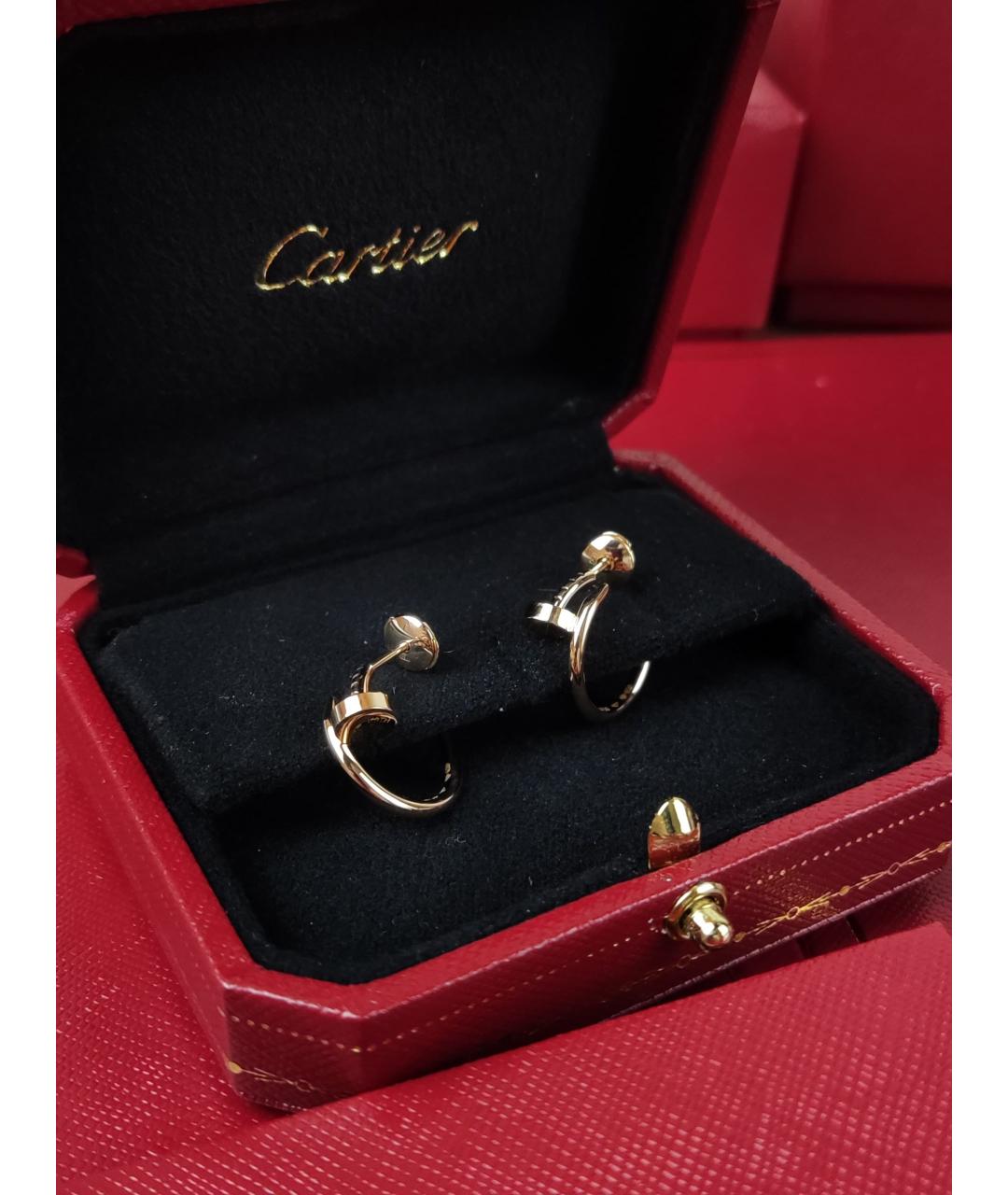 CARTIER Золотые серьги из розового золота, фото 4