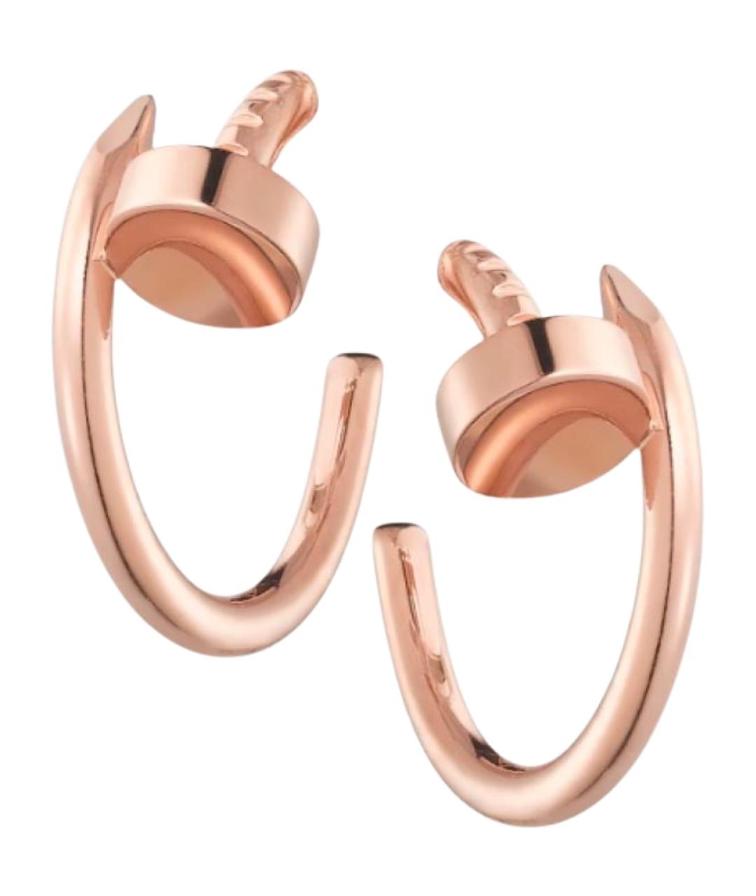 CARTIER Золотые серьги из розового золота, фото 1