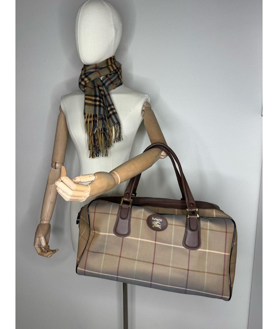 BURBERRY Мульти кожаная дорожная/спортивная сумка, фото 7