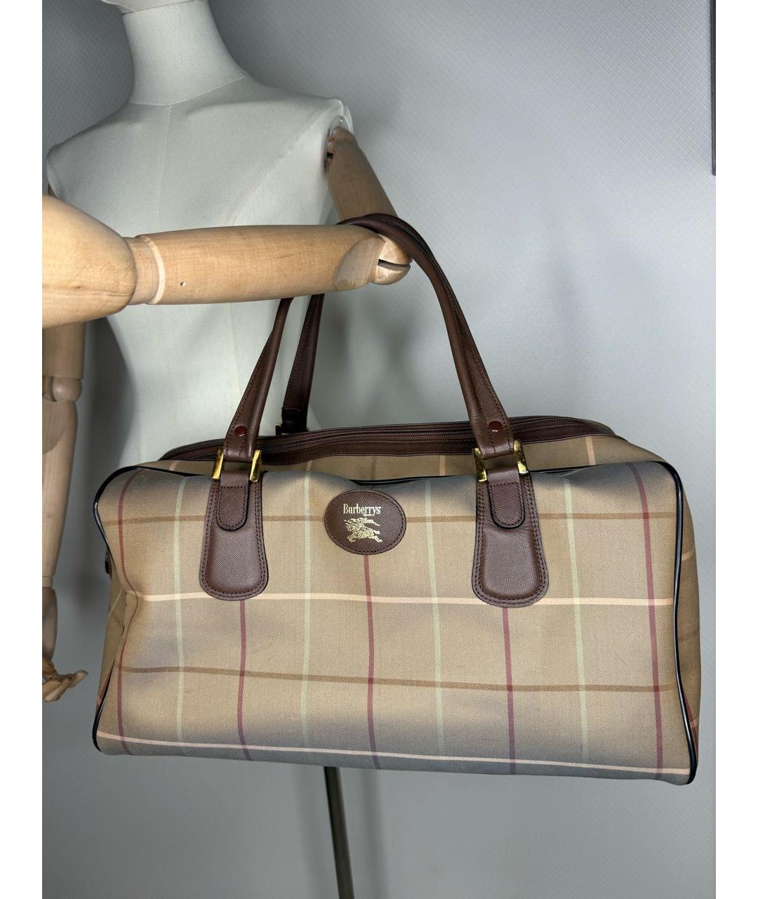 BURBERRY Мульти кожаная дорожная/спортивная сумка, фото 6