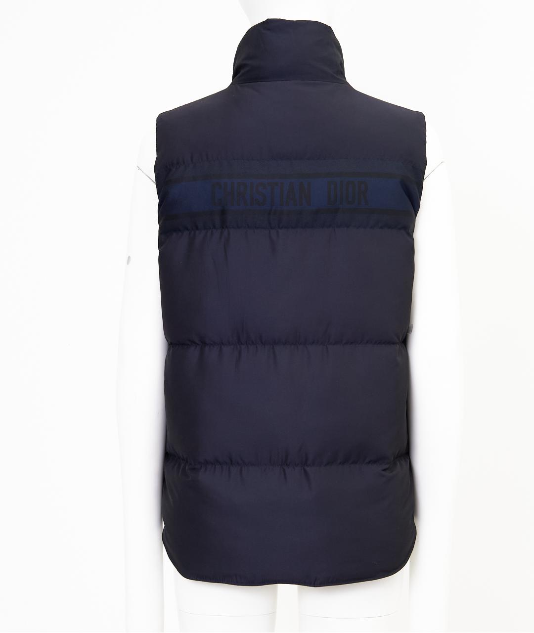 CHRISTIAN DIOR Синий полиэстеровый жилет, фото 3