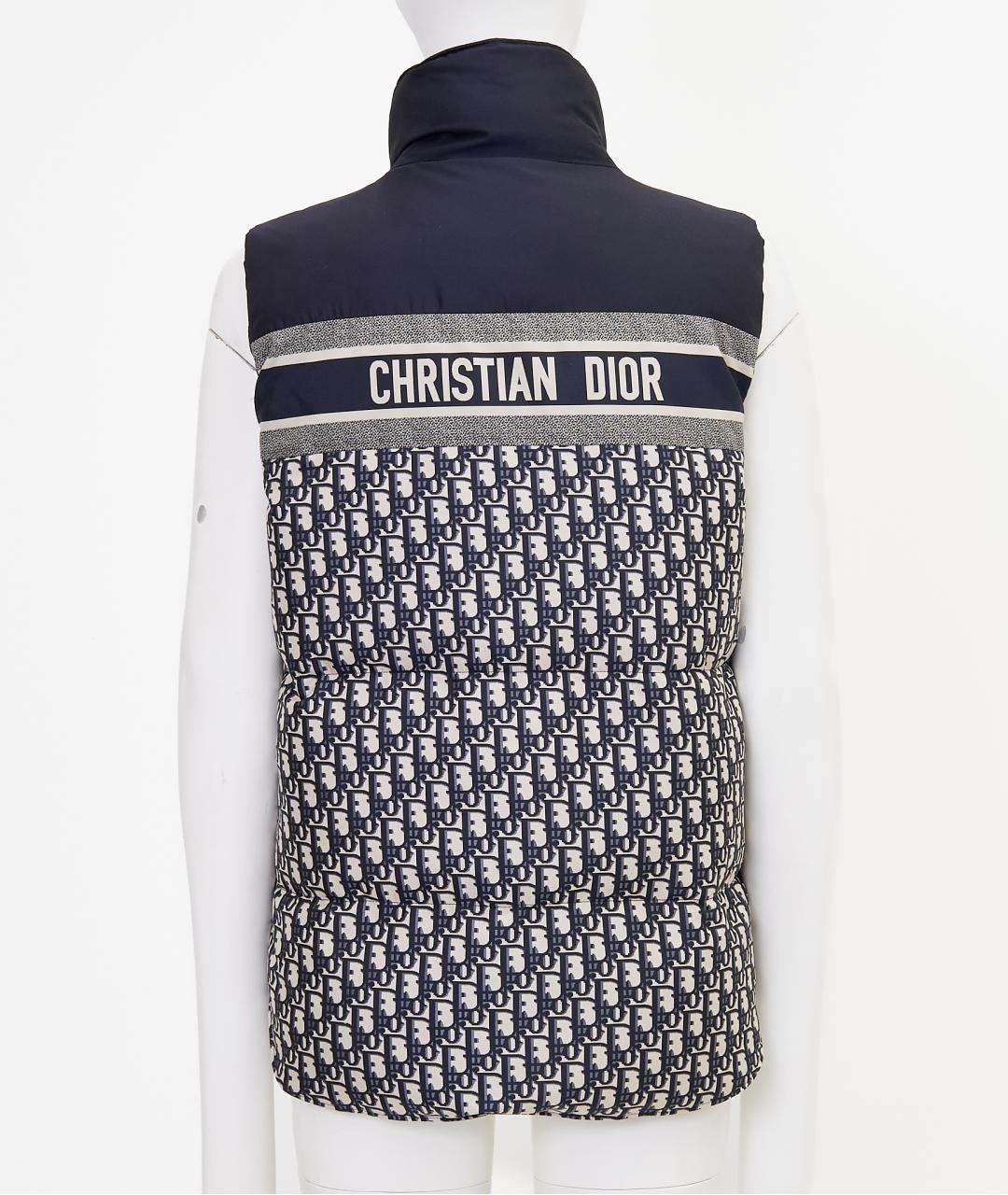 CHRISTIAN DIOR Синий полиэстеровый жилет, фото 2