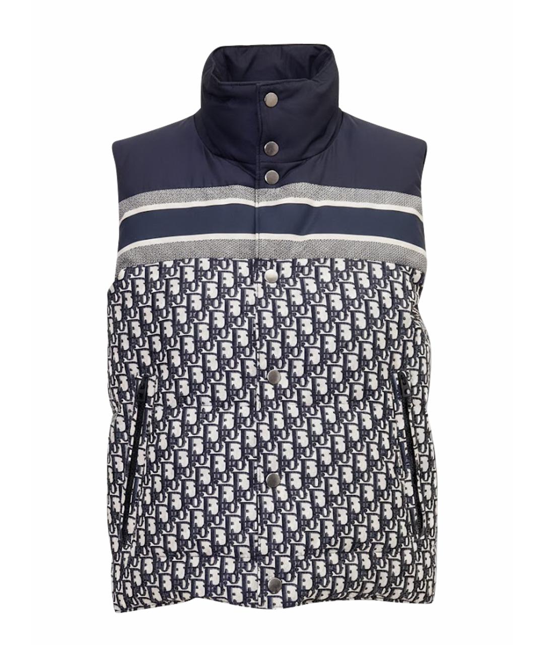 CHRISTIAN DIOR Синий полиэстеровый жилет, фото 1