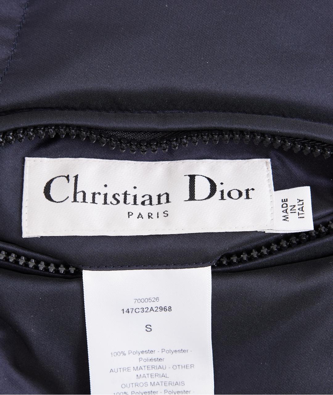 CHRISTIAN DIOR Синий полиэстеровый жилет, фото 9
