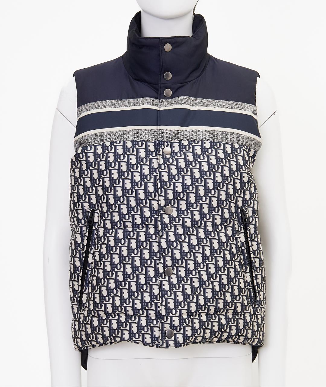 CHRISTIAN DIOR Синий полиэстеровый жилет, фото 10