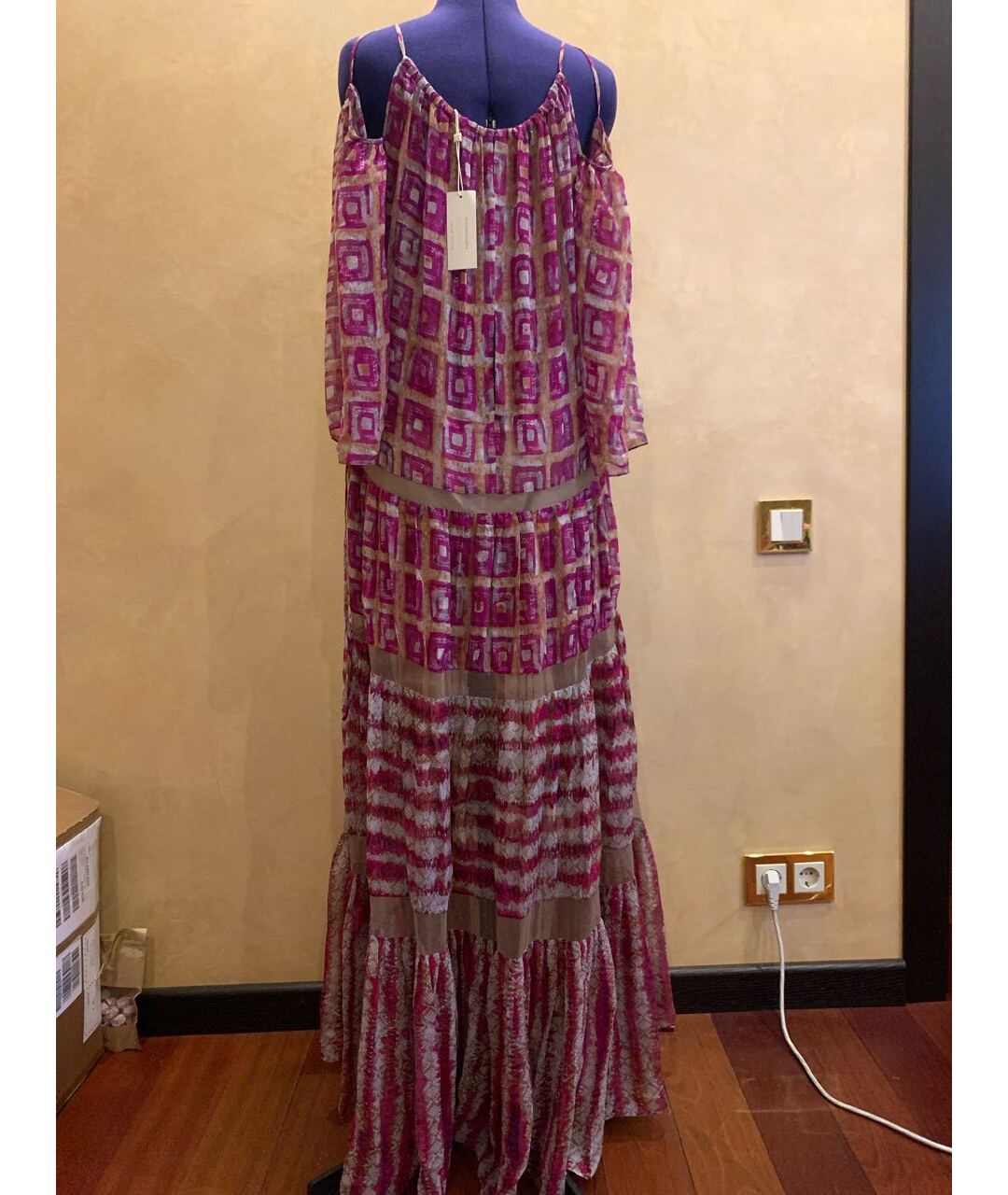 BCBG MAXAZRIA Мульти повседневное платье, фото 2