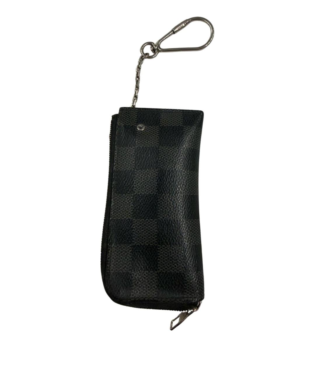 LOUIS VUITTON Черная ключница, фото 1