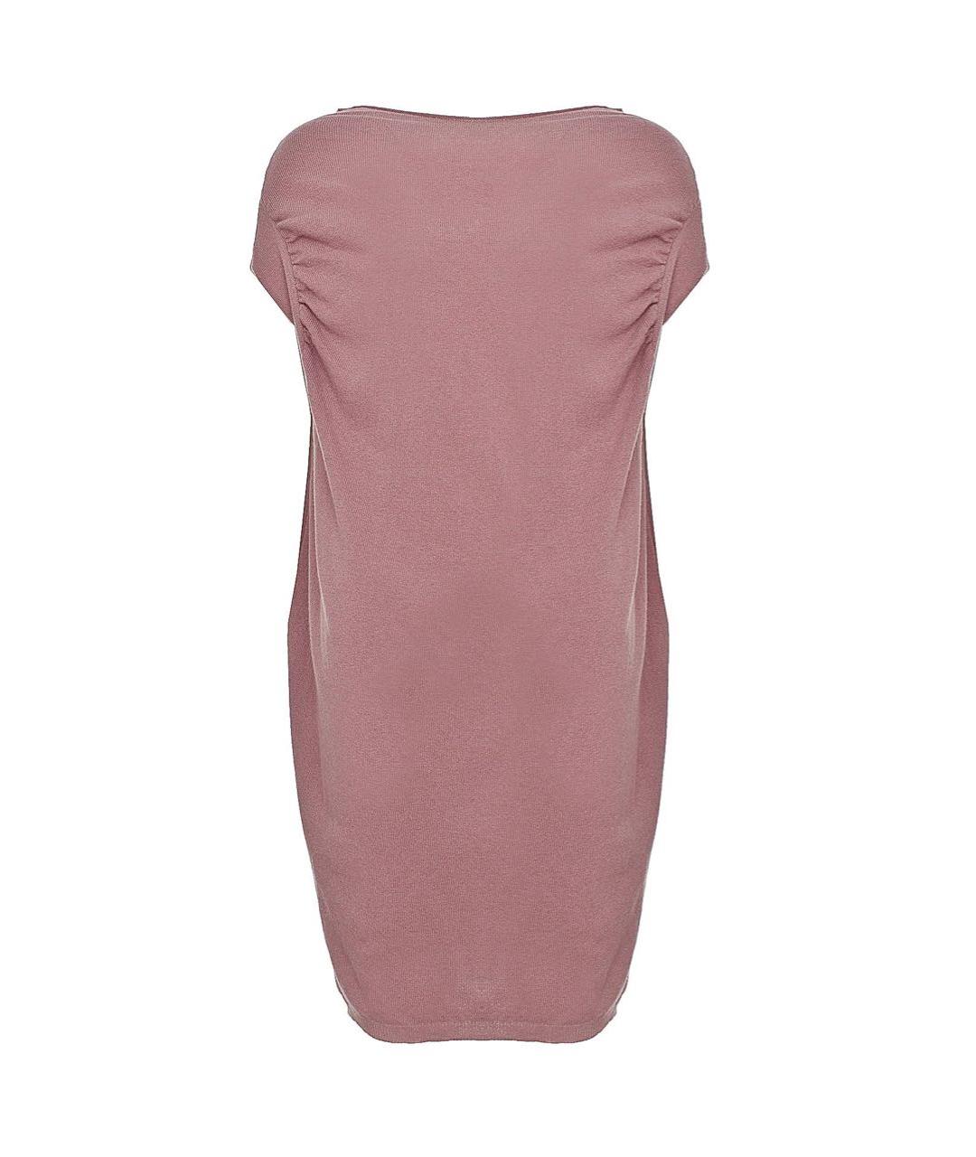 LIVIANA CONTI Розовое шерстяное повседневное платье, фото 9