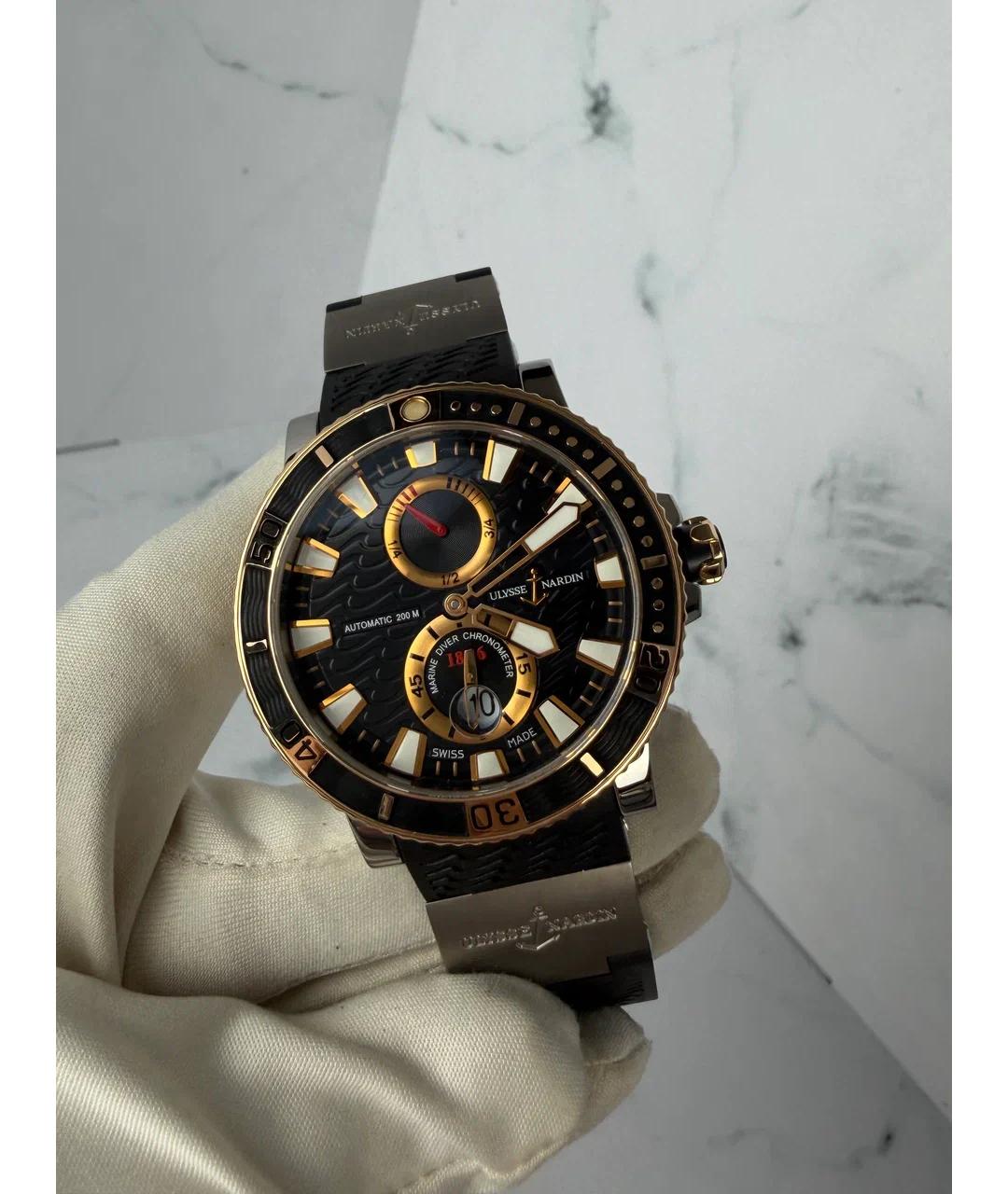 Ulysse Nardin Черные часы, фото 2