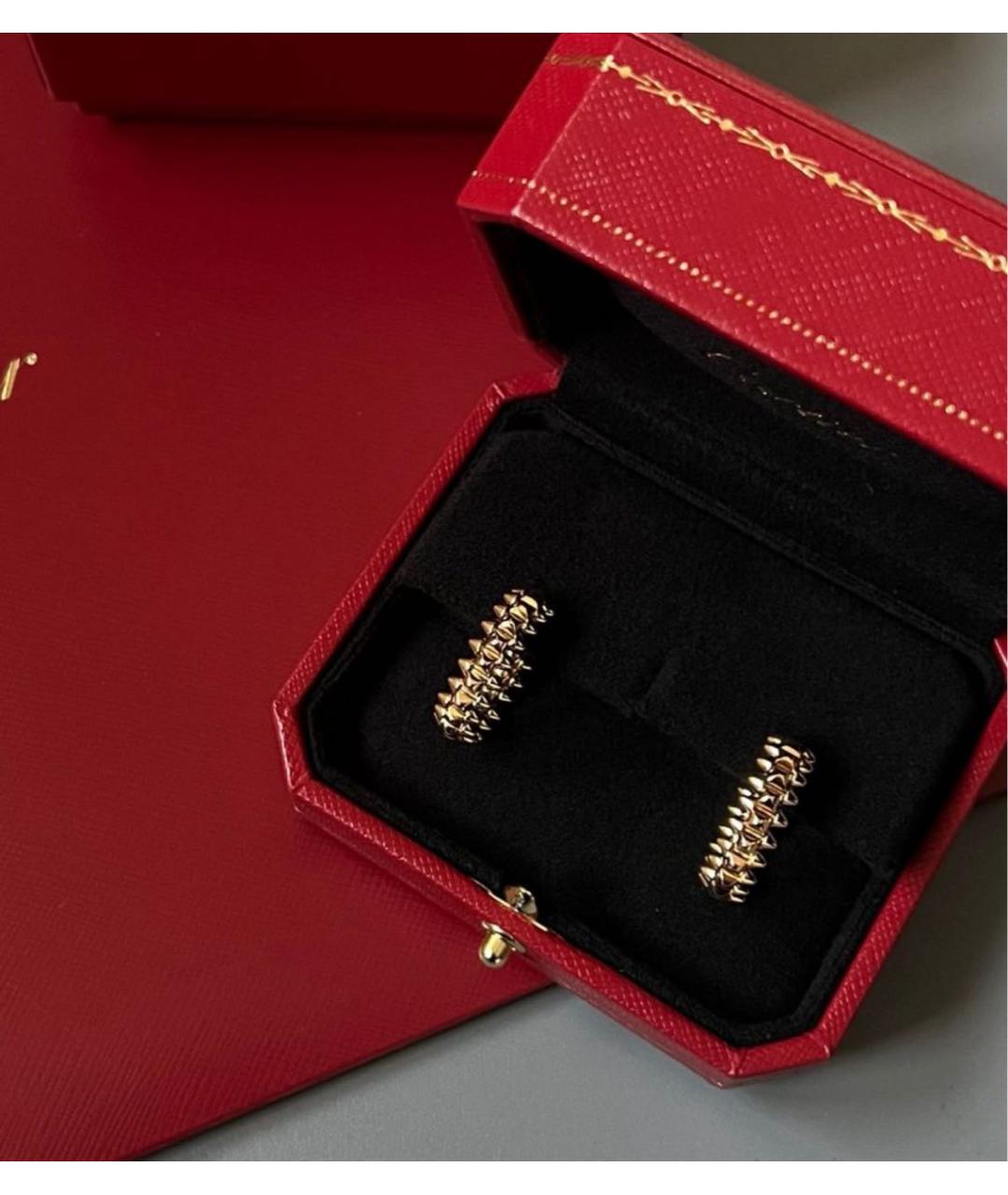 CARTIER Золотые серьги из желтого золота, фото 4