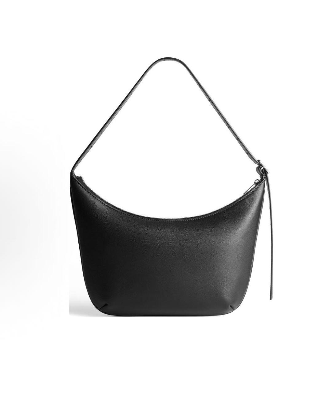 BALENCIAGA Черная кожаная сумка с короткими ручками, фото 4