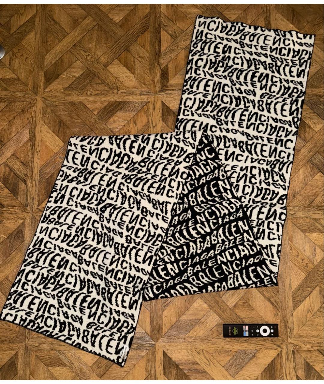 BALENCIAGA Мульти шерстяной шарф, фото 5