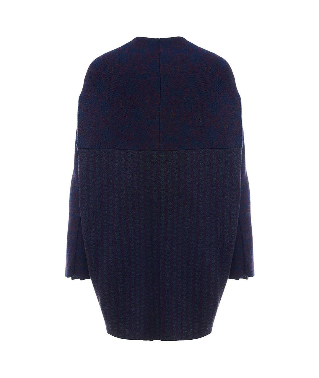 LIVIANA CONTI Синее шерстяное пальто, фото 2