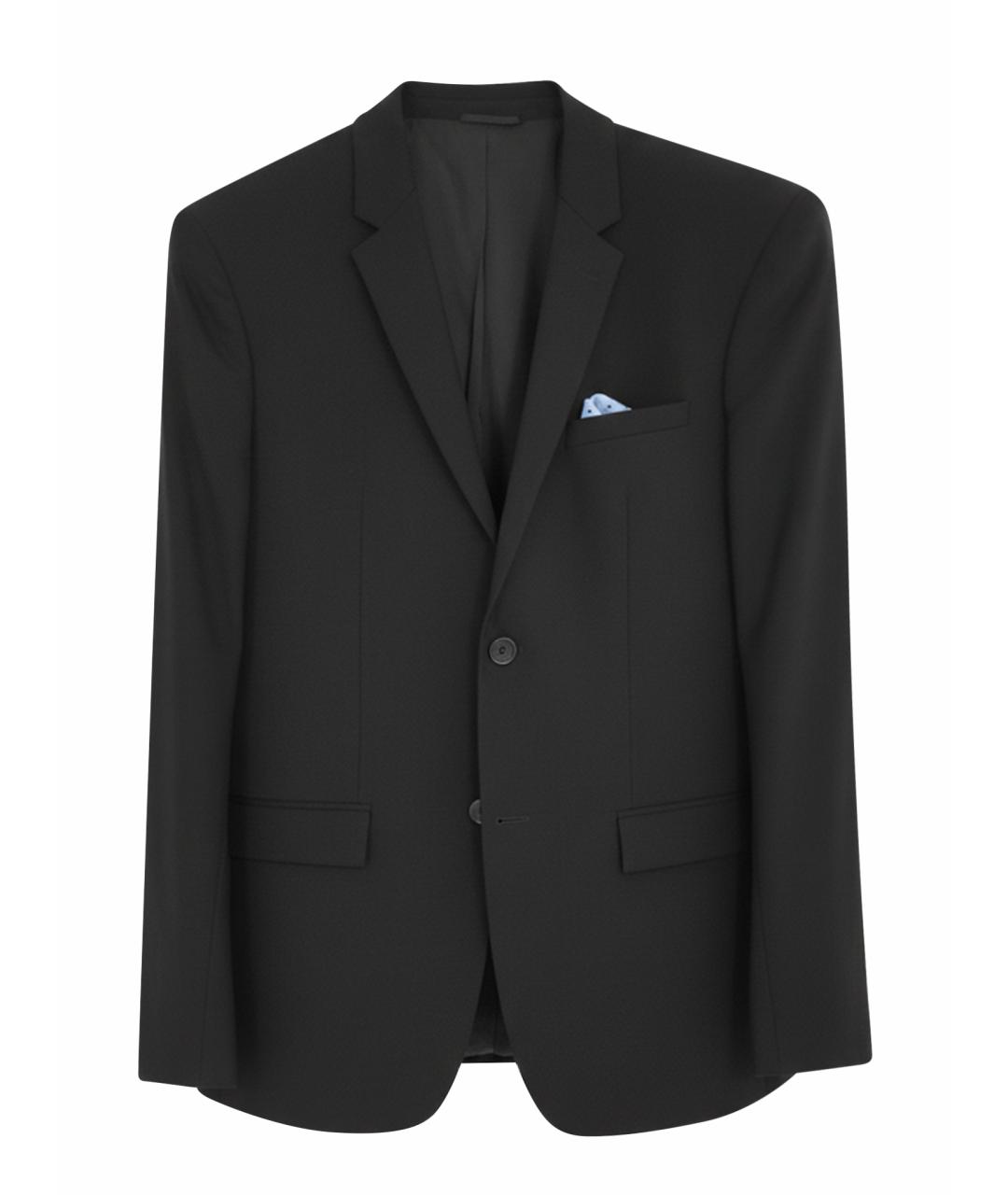 CALVIN KLEIN Темно-синий шерстяной пиджак, фото 1