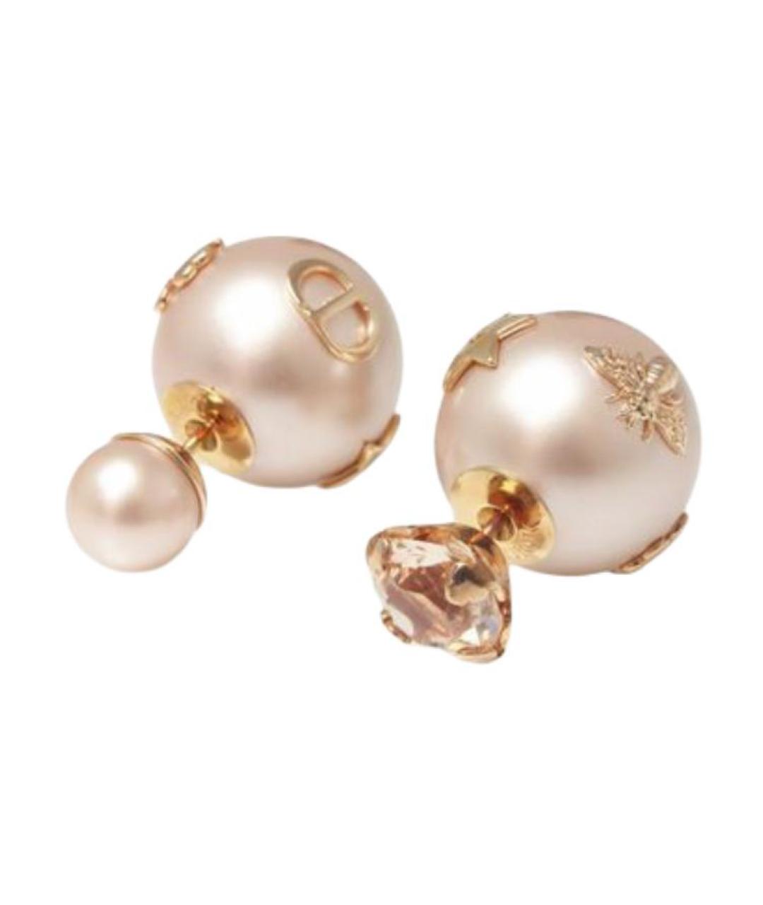 CHRISTIAN DIOR Розовые серьги, фото 2