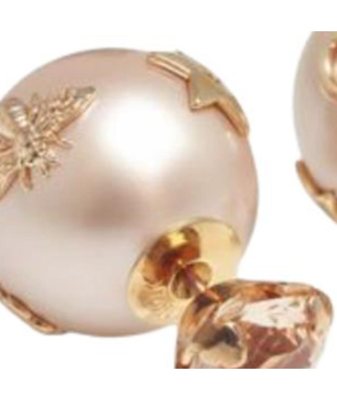 CHRISTIAN DIOR Розовые серьги, фото 3