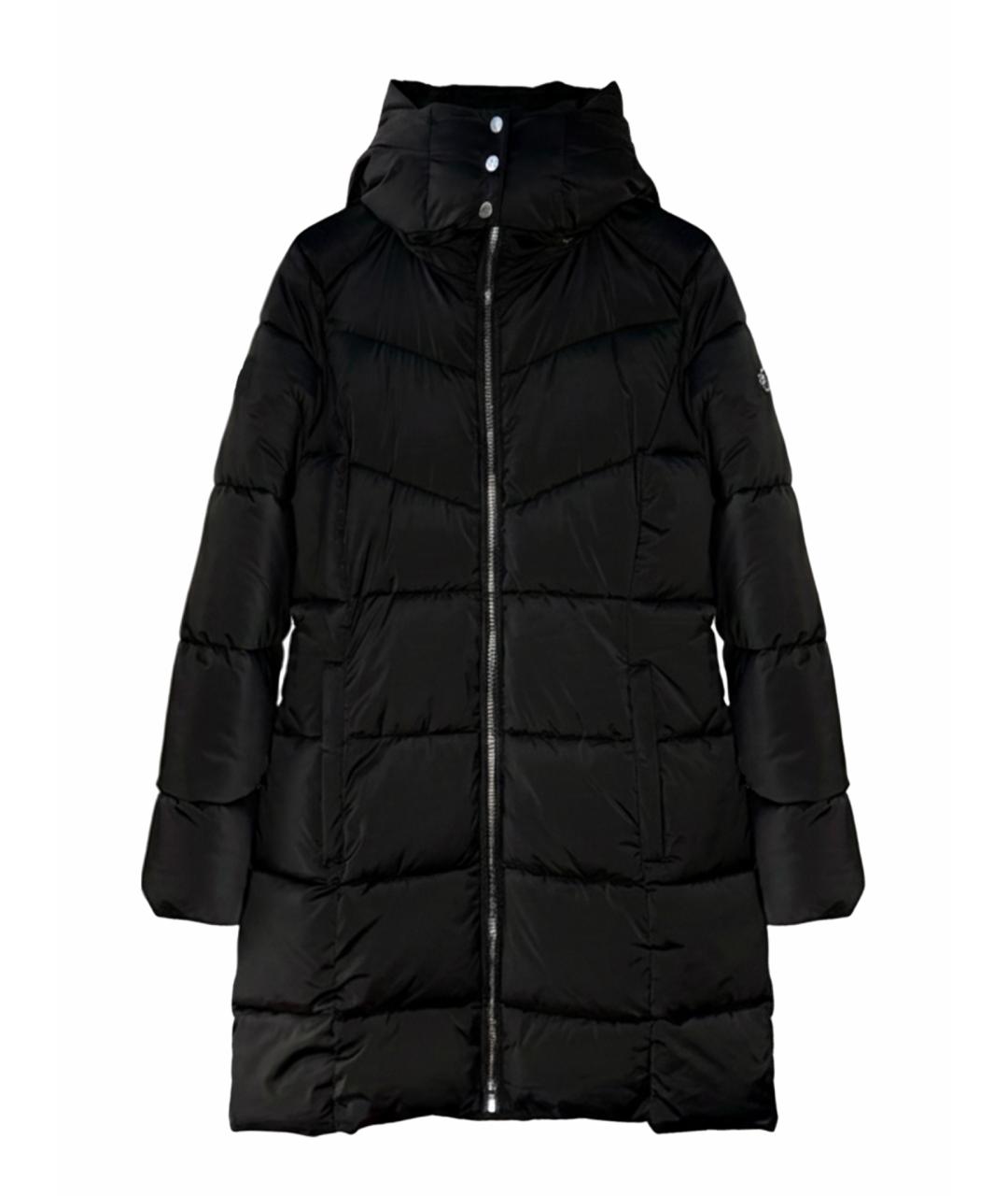 CALVIN KLEIN Черный полиэстеровый пуховик, фото 1