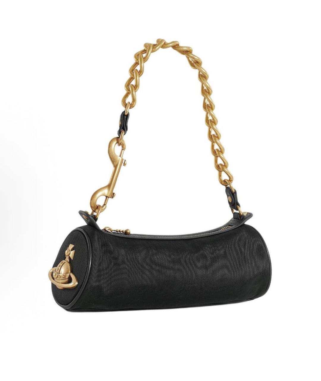 VIVIENNE WESTWOOD Черная сумка с короткими ручками, фото 2