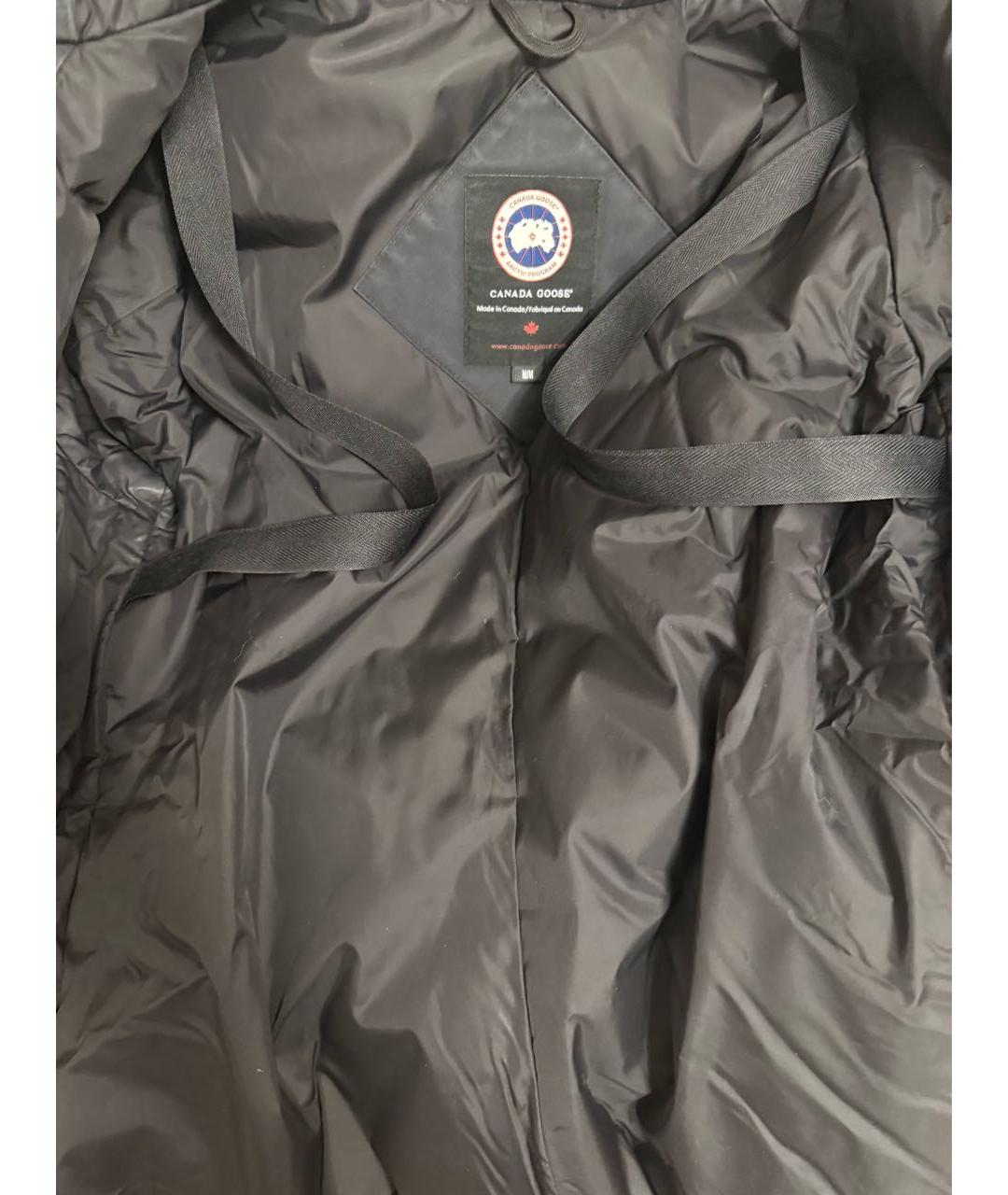 CANADA GOOSE Темно-синяя полиэстеровая парка, фото 6