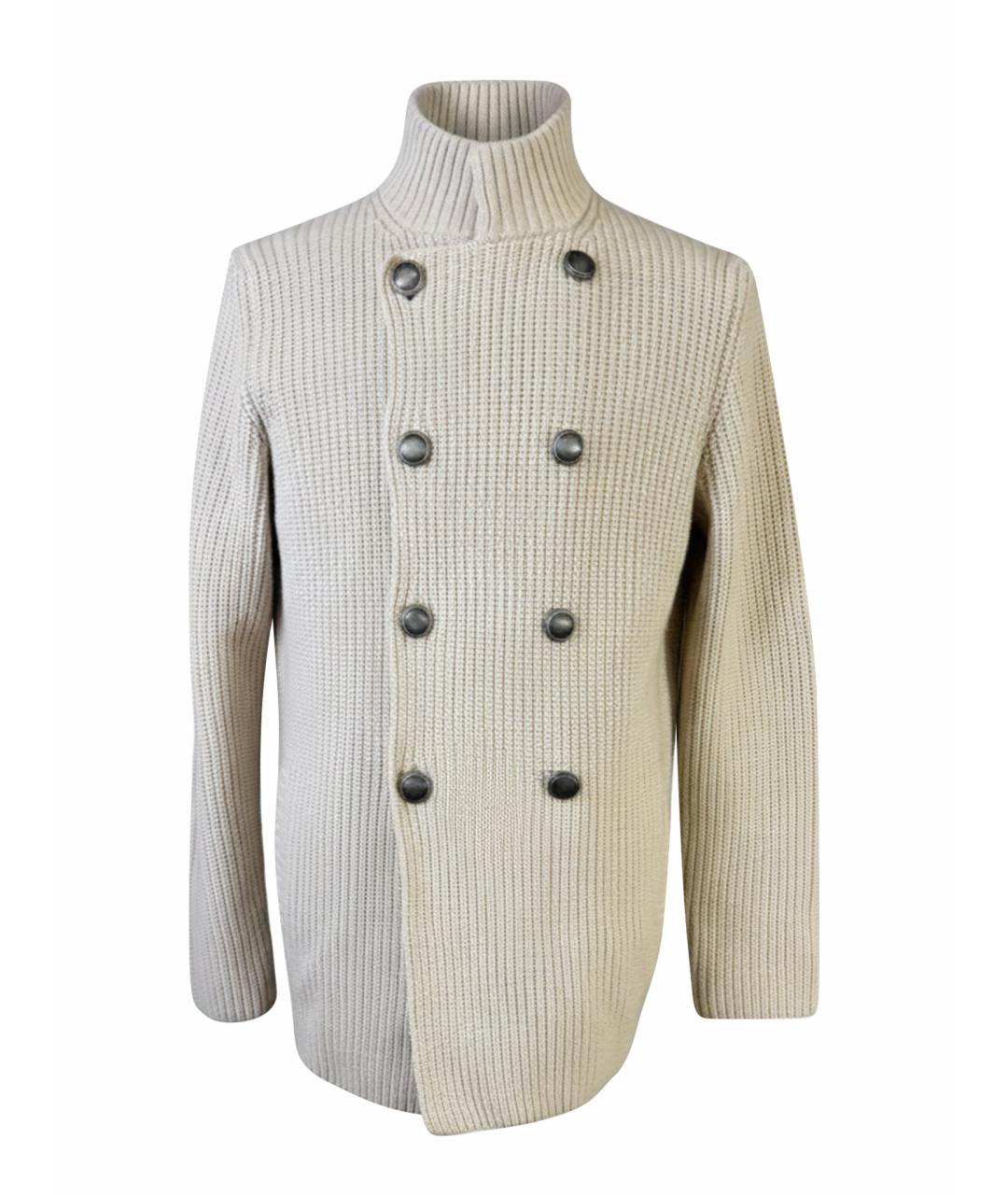 BRUNELLO CUCINELLI Бежевый кашемировый кардиган, фото 1