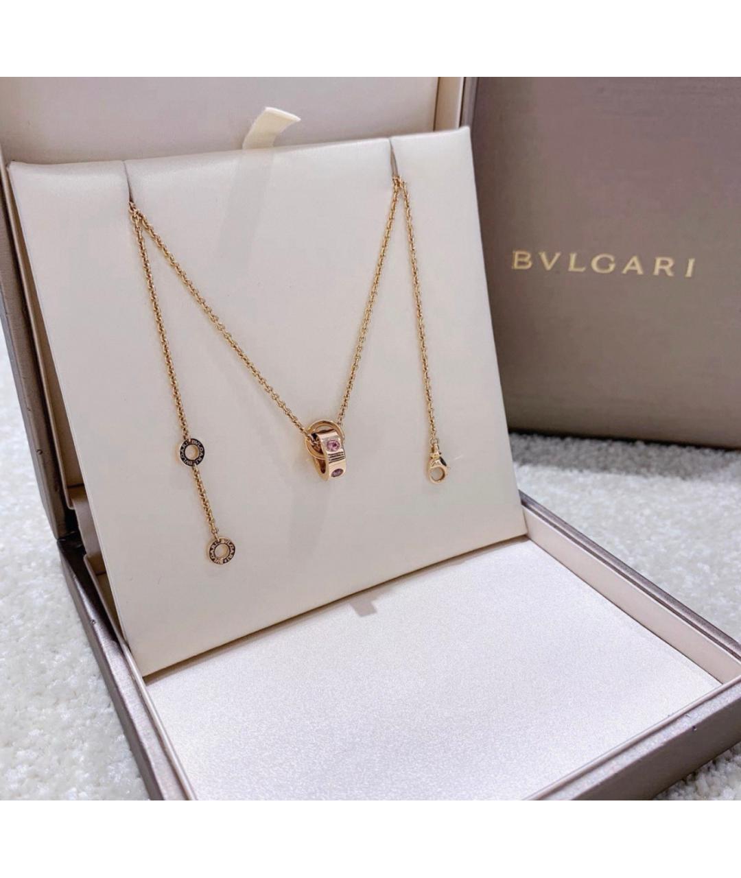 BVLGARI Золотое колье из розового золота, фото 2