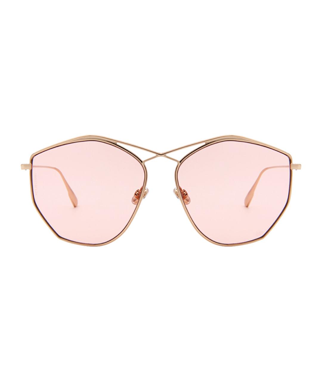 CHRISTIAN DIOR Оранжевое металлические солнцезащитные очки, фото 2