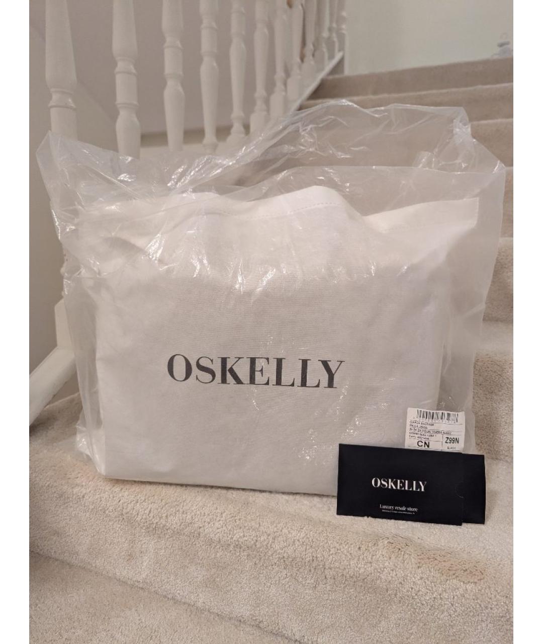 PINKO Черная кожаная сумка с короткими ручками, фото 5