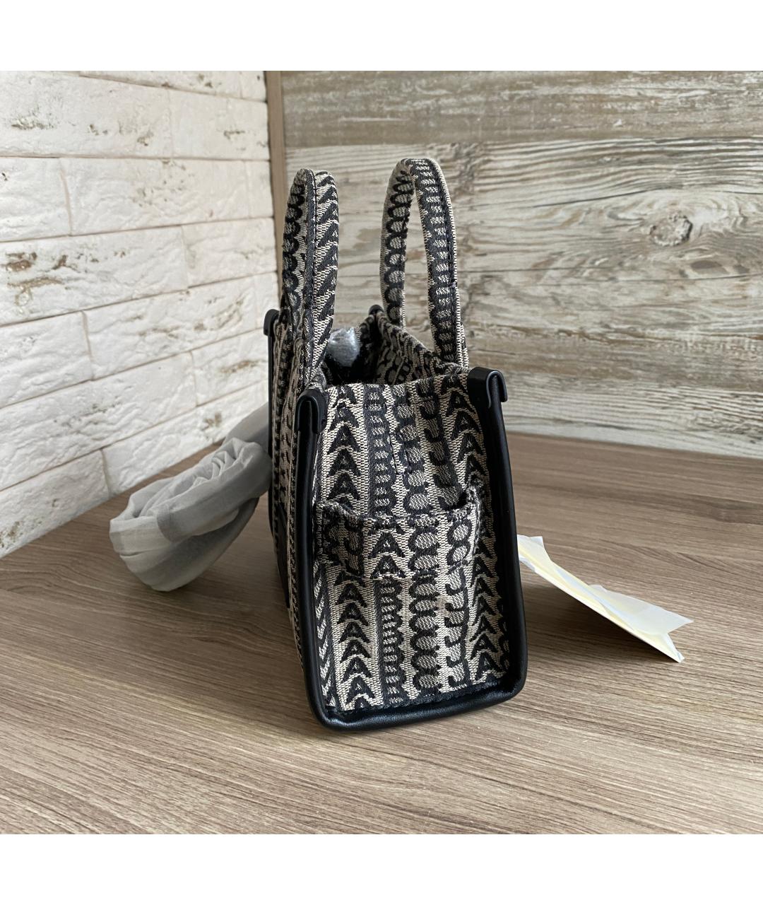 MARC JACOBS Мульти жаккардовая сумка с короткими ручками, фото 7