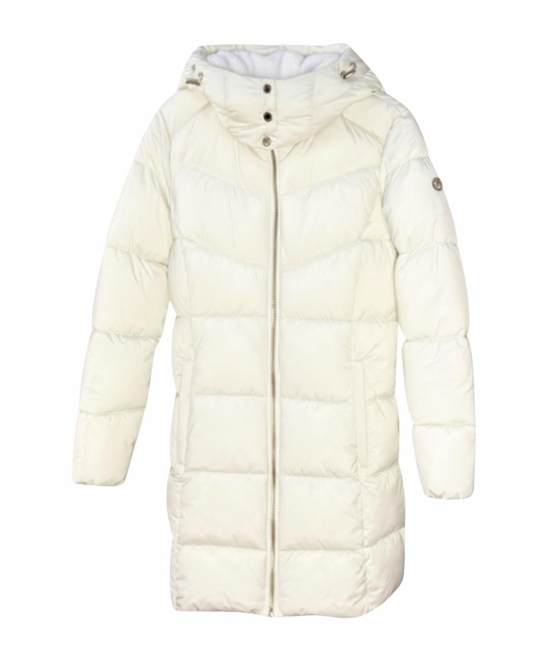 CALVIN KLEIN Белый полиэстеровый пуховик, фото 1