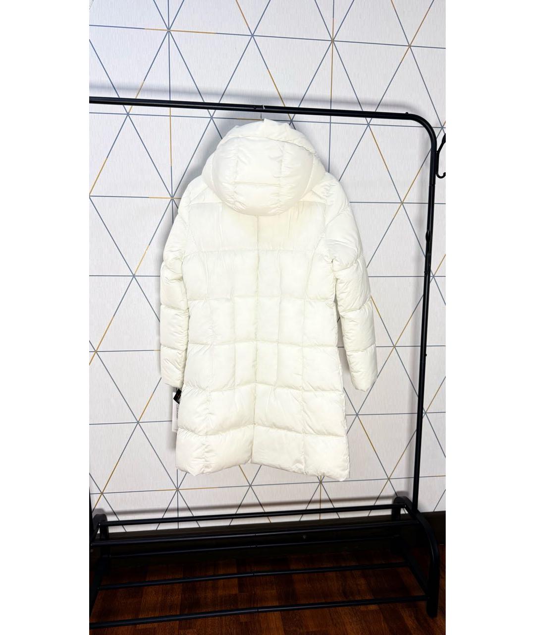 CALVIN KLEIN Белый полиэстеровый пуховик, фото 2