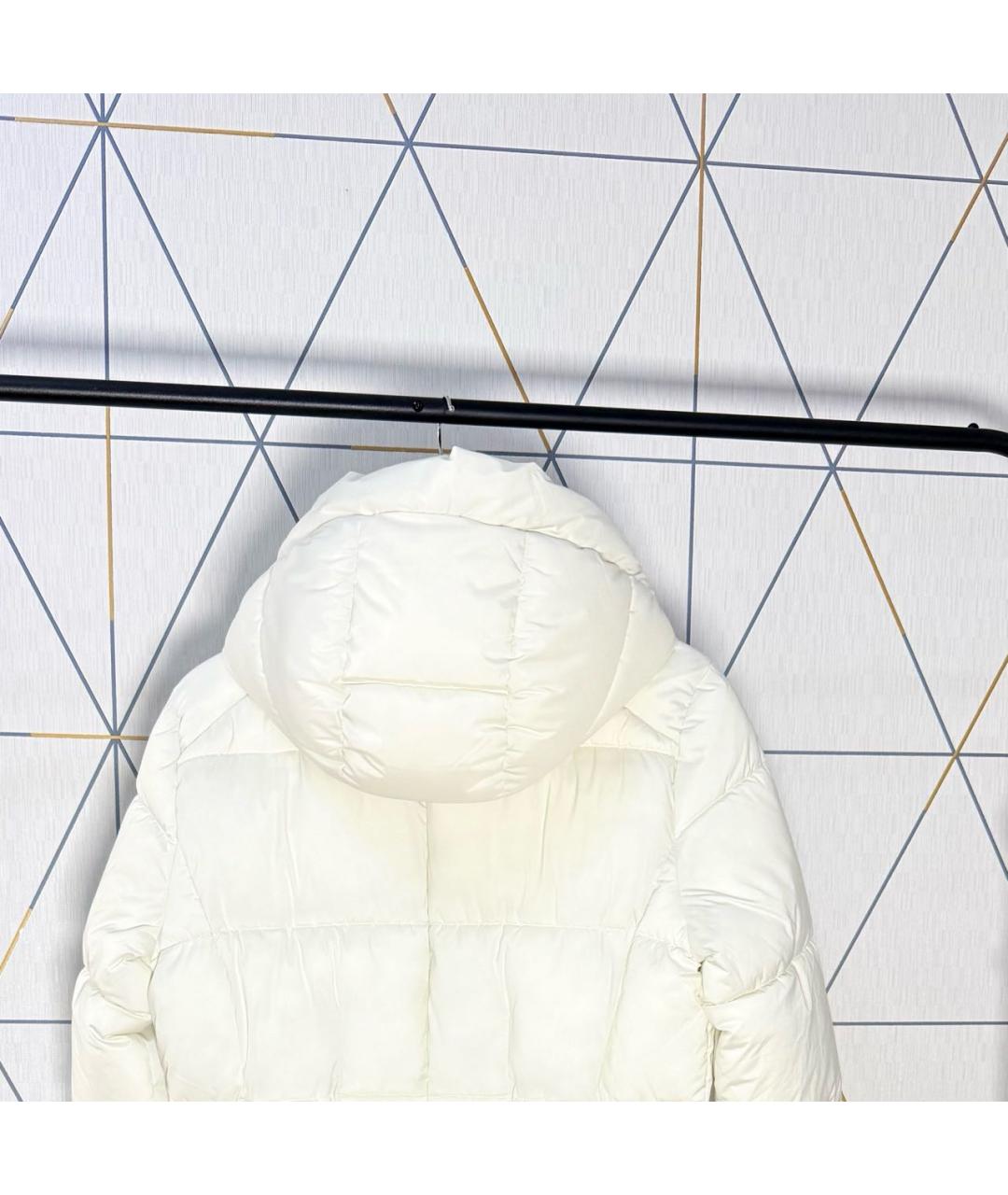 CALVIN KLEIN Белый полиэстеровый пуховик, фото 3