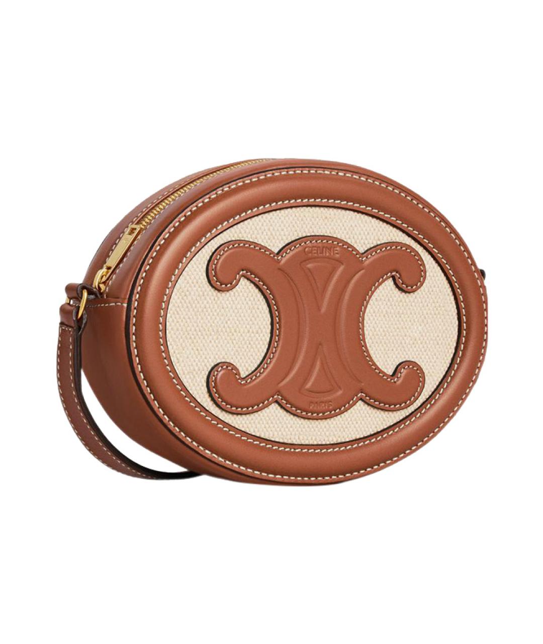 CELINE Кожаная сумка через плечо, фото 2