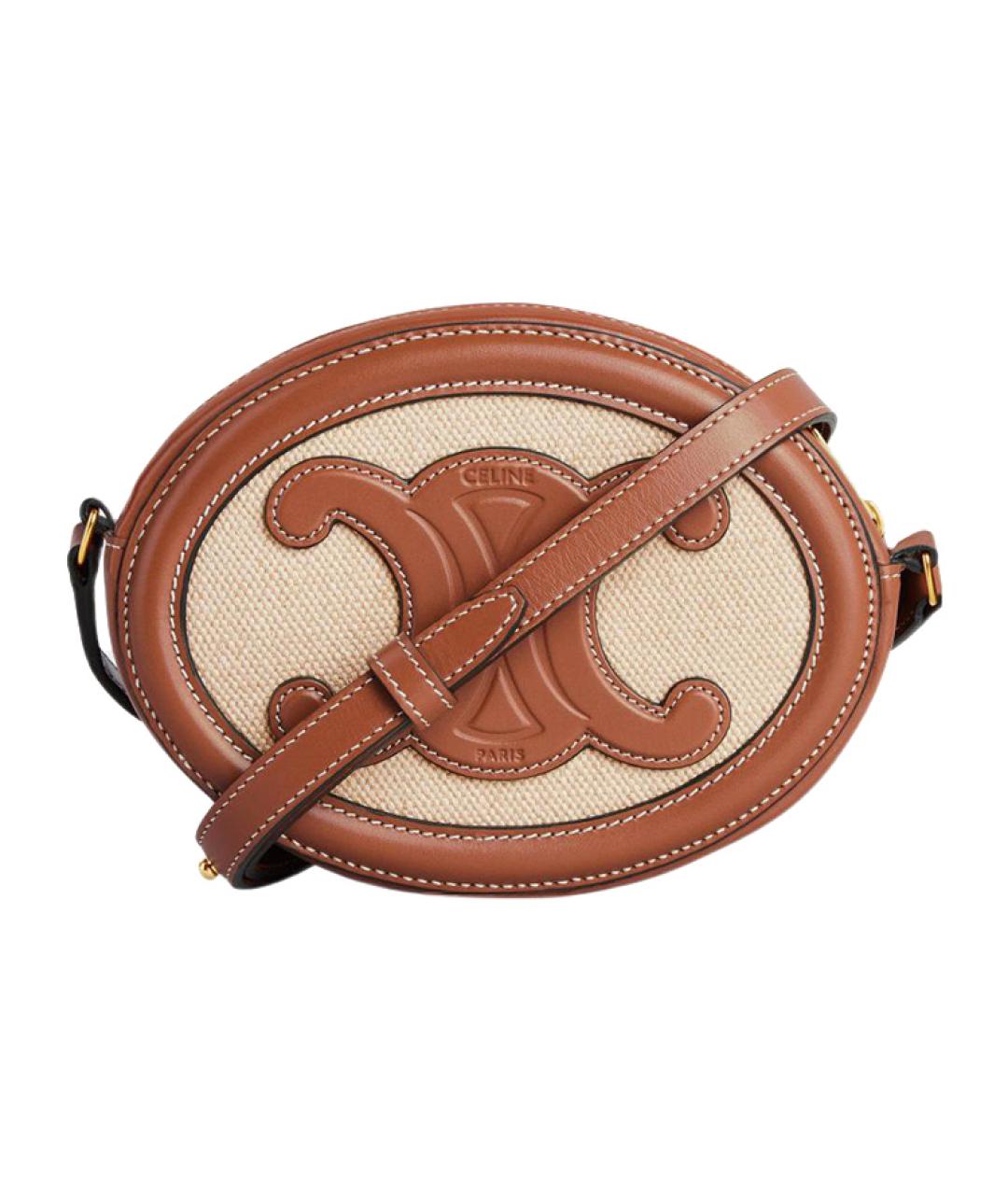 CELINE Кожаная сумка через плечо, фото 3