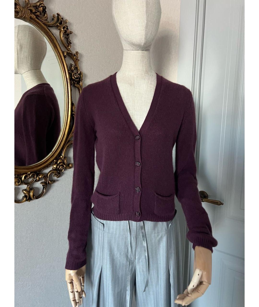 CLOSED Бордовый кашемировый кардиган, фото 4