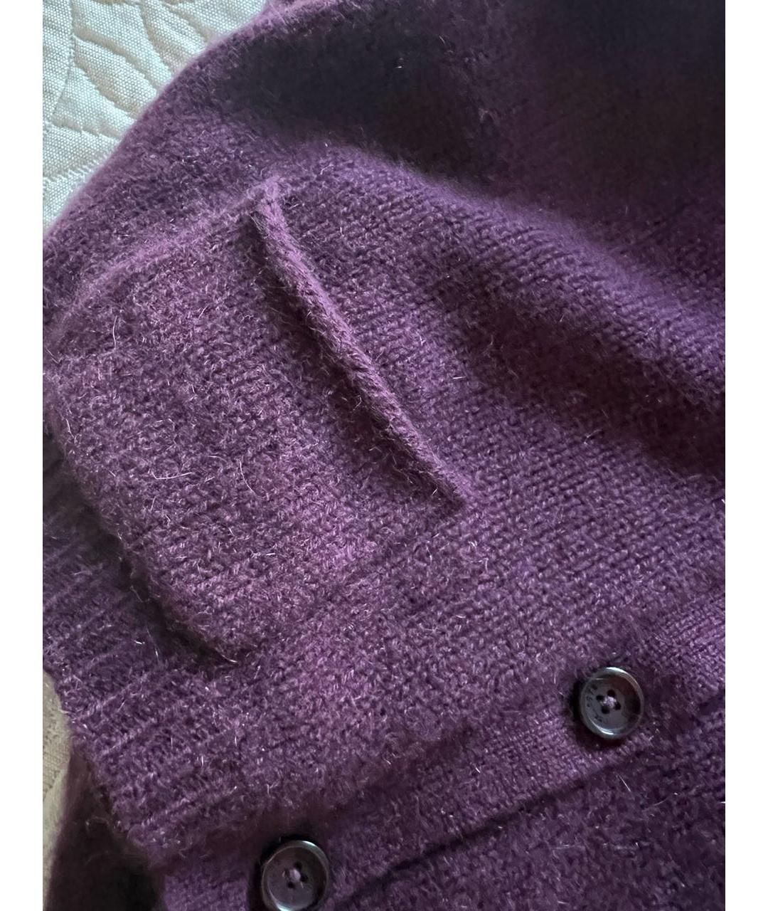 CLOSED Бордовый кашемировый кардиган, фото 7