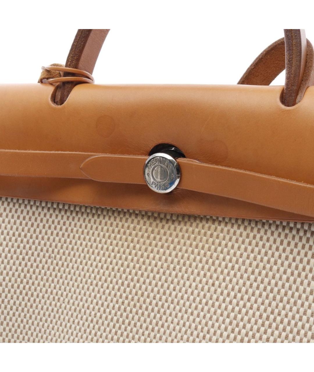 HERMES Бежевая сумка с короткими ручками, фото 8
