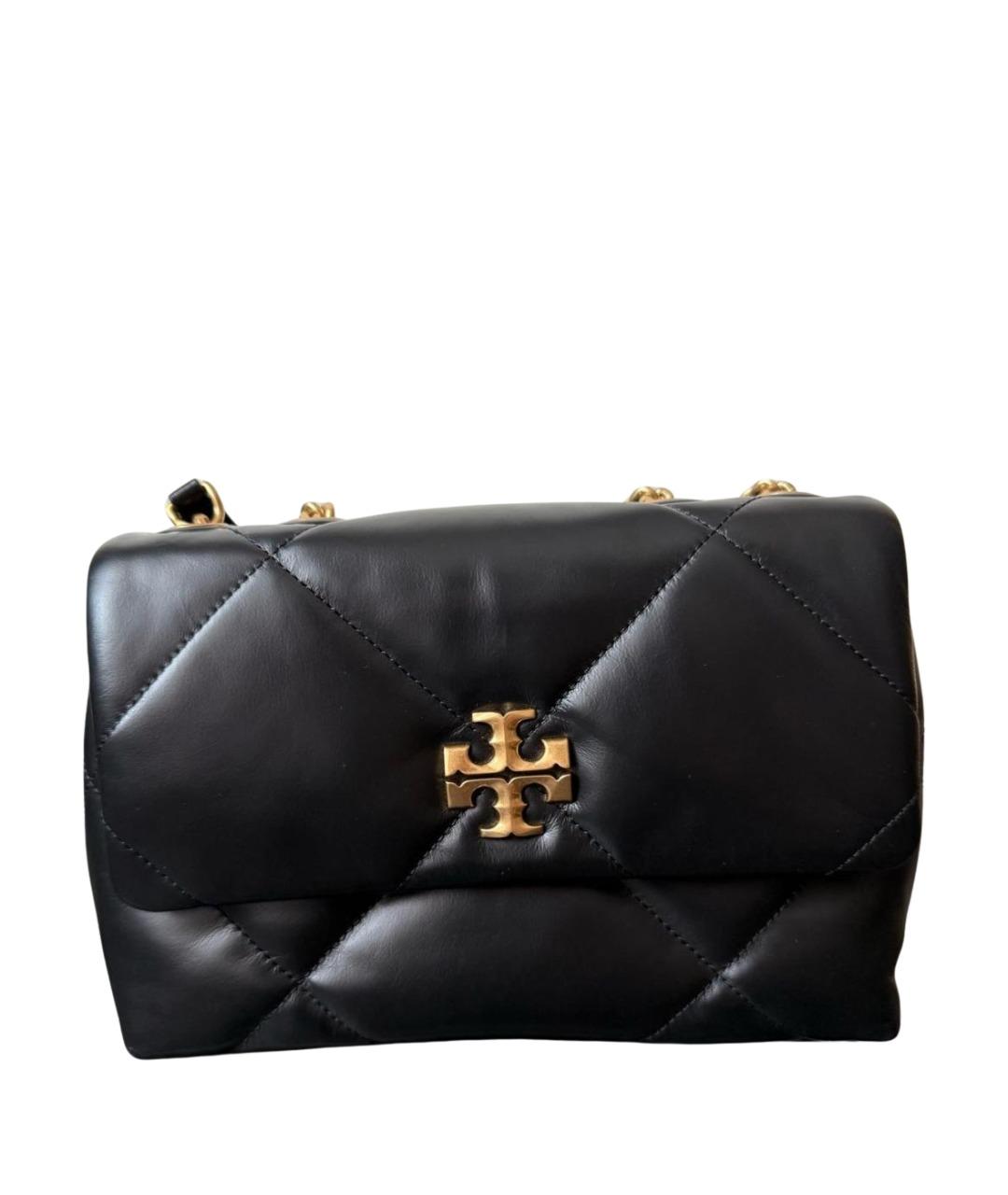 TORY BURCH Черная кожаная сумка через плечо, фото 1