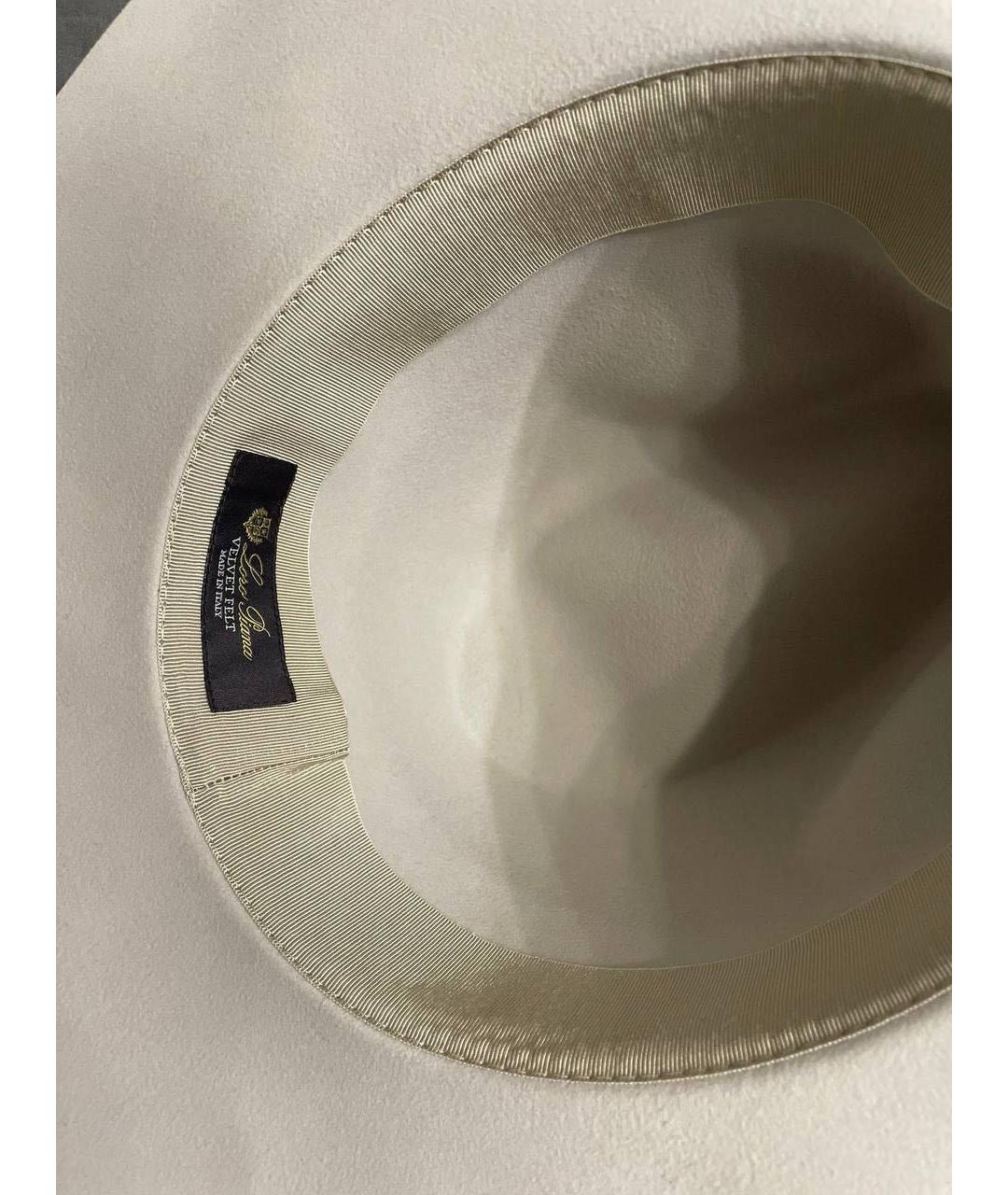 LORO PIANA Серая кашемировая шляпа, фото 4