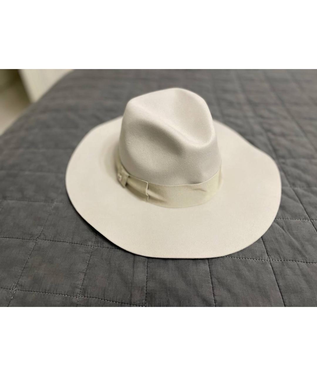 LORO PIANA Серая кашемировая шляпа, фото 3